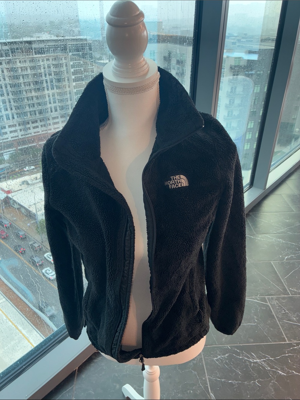 The North Face Black Sherpa Teddy Jacket